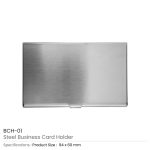 Steel Business Card Holder - Image 3
