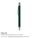 Rubberized Stylus Metal Pens - Image 10