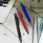 Rubberized Stylus Metal Pens - Image 2