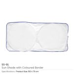 Sunshades for Cars in white Tyvek material - Image 5