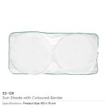 Sunshades for Cars in white Tyvek material - Image 4