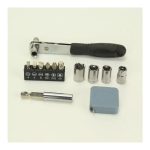 Tool Kit in Bamboo Box with Silver Lock - Image 5