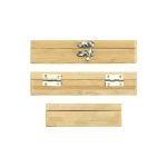Tool Kit in Bamboo Box with Silver Lock - Image 4