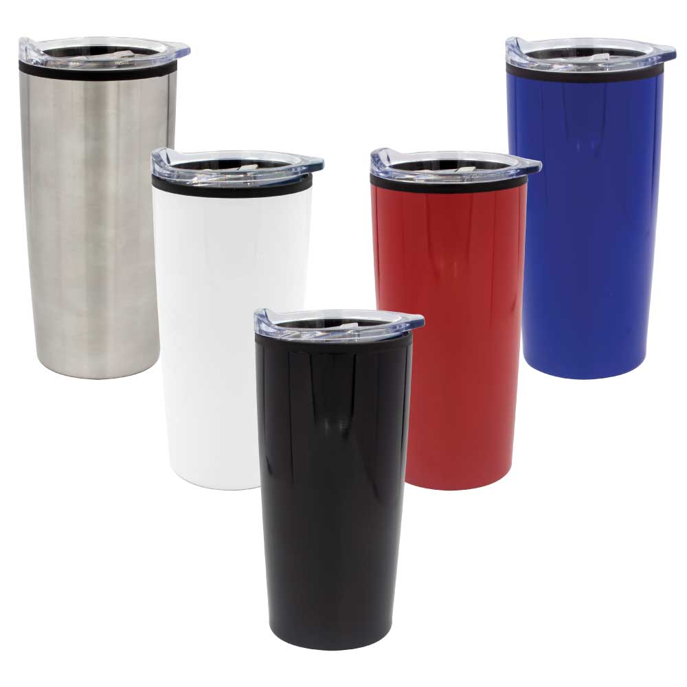 Travel-Mugs-TM-005-main-t.jpg Double-Wall Travel Mugs with Clear Lid - Image 1