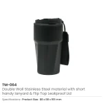 Tumblers with Lanyard in Double Wall Stainless Steel 480ml - Image 8