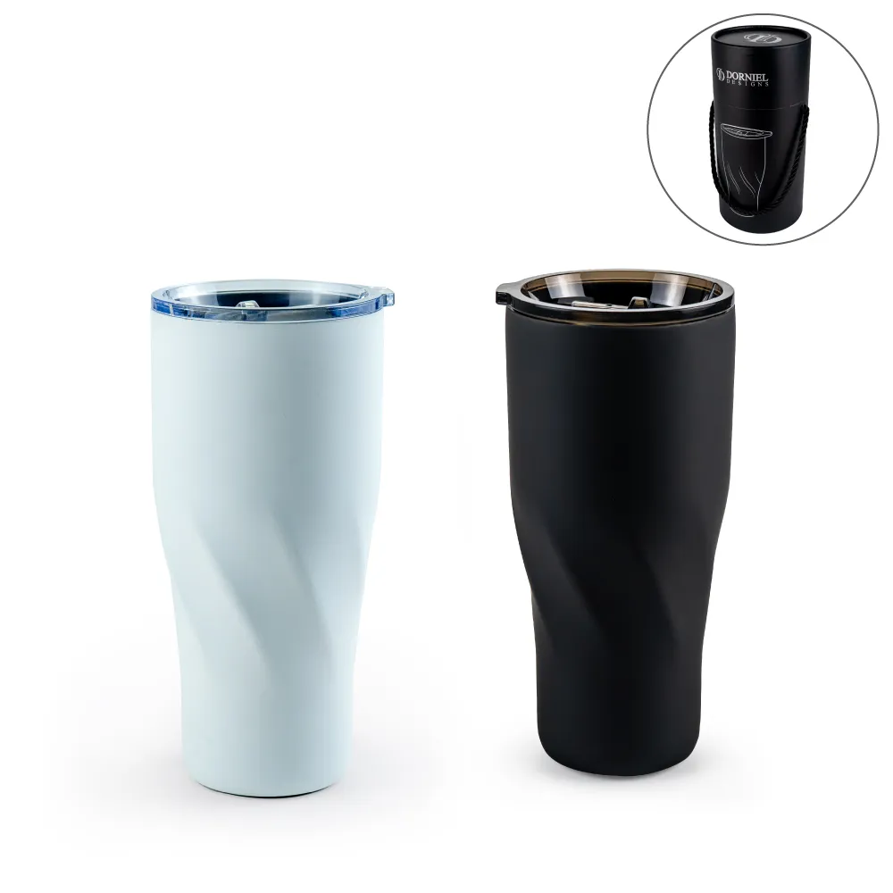 Tumblers-with-Transparent-Lid-TM-066-Blank.webp Dorniel Designs Tumblers with Transparent Lid, Recycled Stainless Steel - 540ml - Image 1