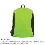 Two-toned Backpacks 600D Polyester Material - Image 6