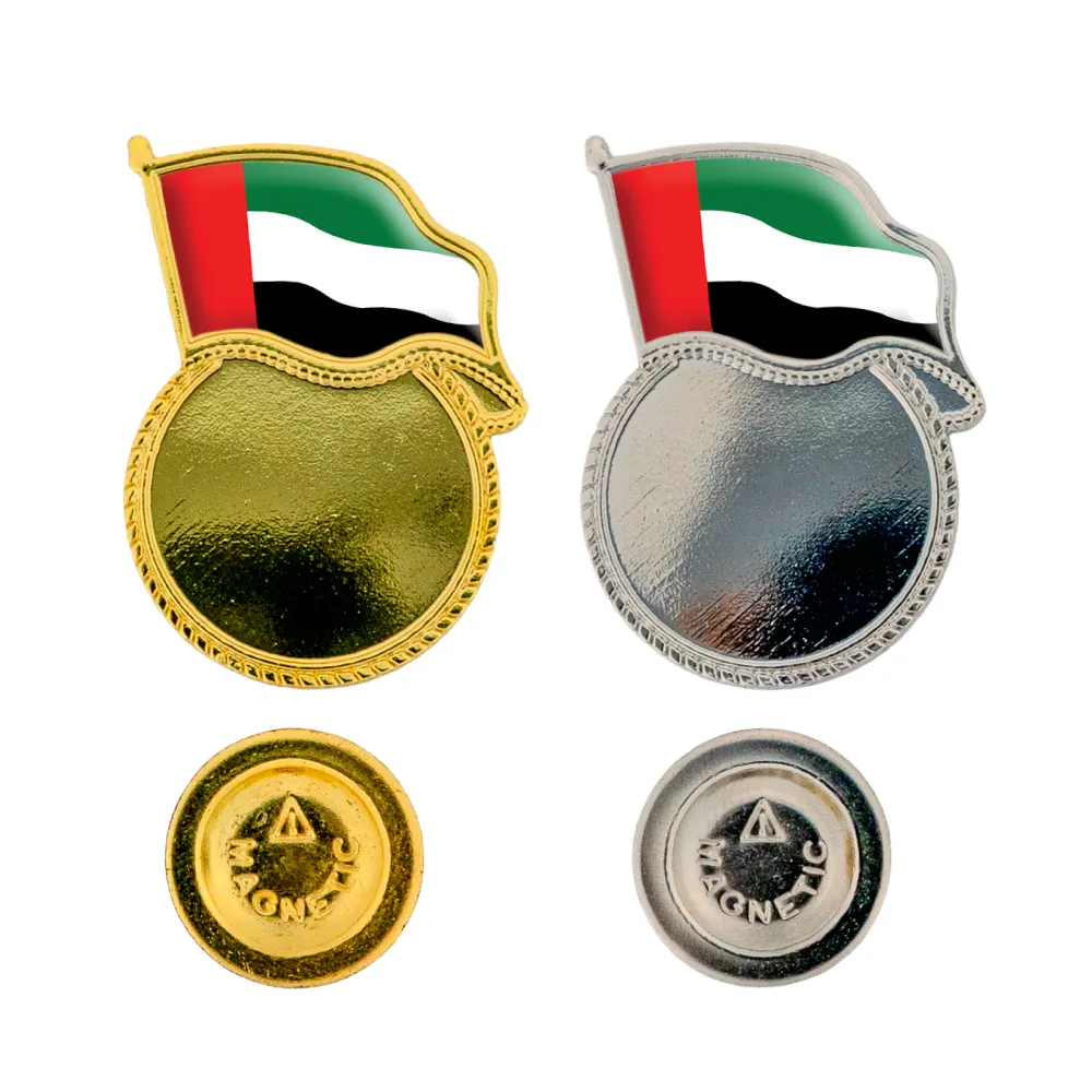 UAE-Flag-Badges-2094-UAE-Main.webp UAE Flag Design Badges in Metal with Attachment - Image 1