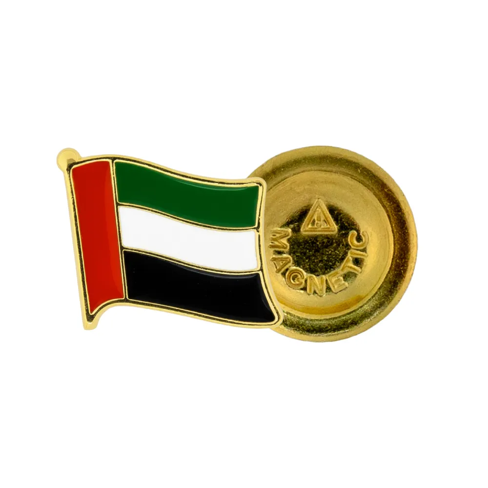 UAE-Flag-Design-Badges-2092-WM.webp UAE Flag Design Badges with Magnet Attachment - Image 1