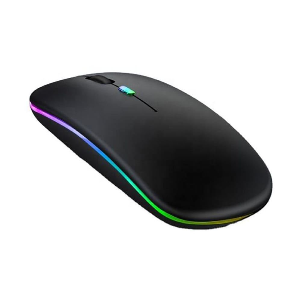 Wireless-Slim-LED-Mouse-WM3-BLK-Blank.jpg Wireless Mouse, Rechargeable & Silent - Image 1