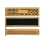 Wooden Incense Burner Holder with Drawer Includes 10 Pcs Oud Sticks - Image 6