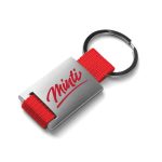 Metal Keychain with Strap - Image 2