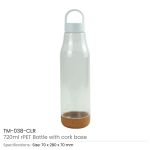 rPET Bottles with Cork Base, Twist-off Lid, Handle, 720ml - Image 9