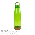 rPET Bottles with Cork Base, Twist-off Lid, Handle, 720ml - Image 8