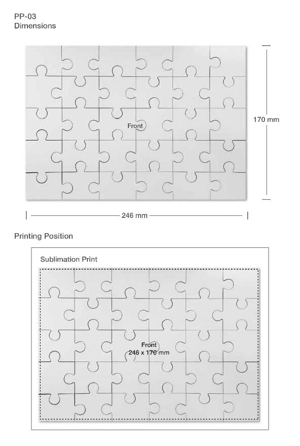 Puzzle Printing Details