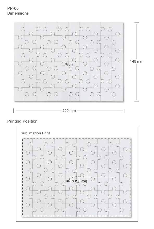 Puzzle Printing Details